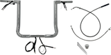 FBI Fat Baggers Wired 1-1/2" Flat Top Handlebar Kits for FLH/X '23-'26 - Chrome