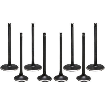 Kibblewhite 20-23300 Black Diamond Stainless Steel Valve Kit Harley M8 2017-Up