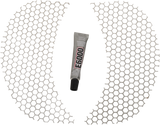 Klock Werks Fairing Vent Screen - Chrome / Honeycomb - FLTR