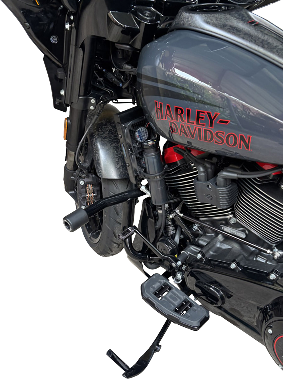 UltraCool SMT8-8N Naked Oil Cooler Kit with Dual Fans for 2023-2026 Harley-Davidson Touring & Trike - Black