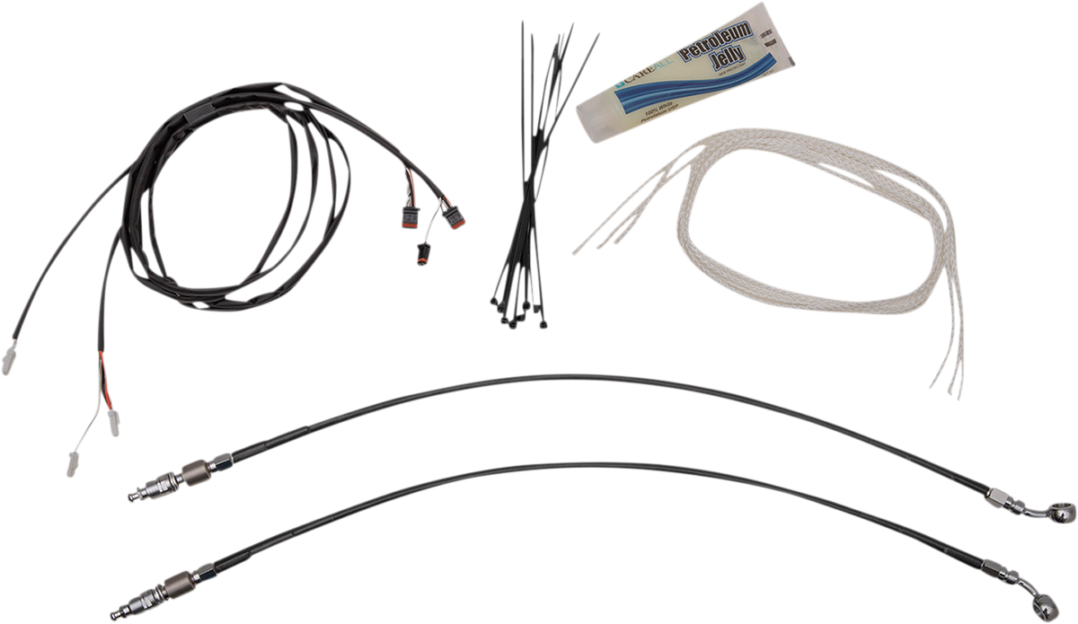 FBI Fat Baggers Control Installation Kit for 2014-2023 Harley-Davidson Touring - FLH/X '14-'20 / Black / 14"-16"