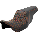 Saddlemen Step-Up Honeycomb Standard Reach Seat Harley