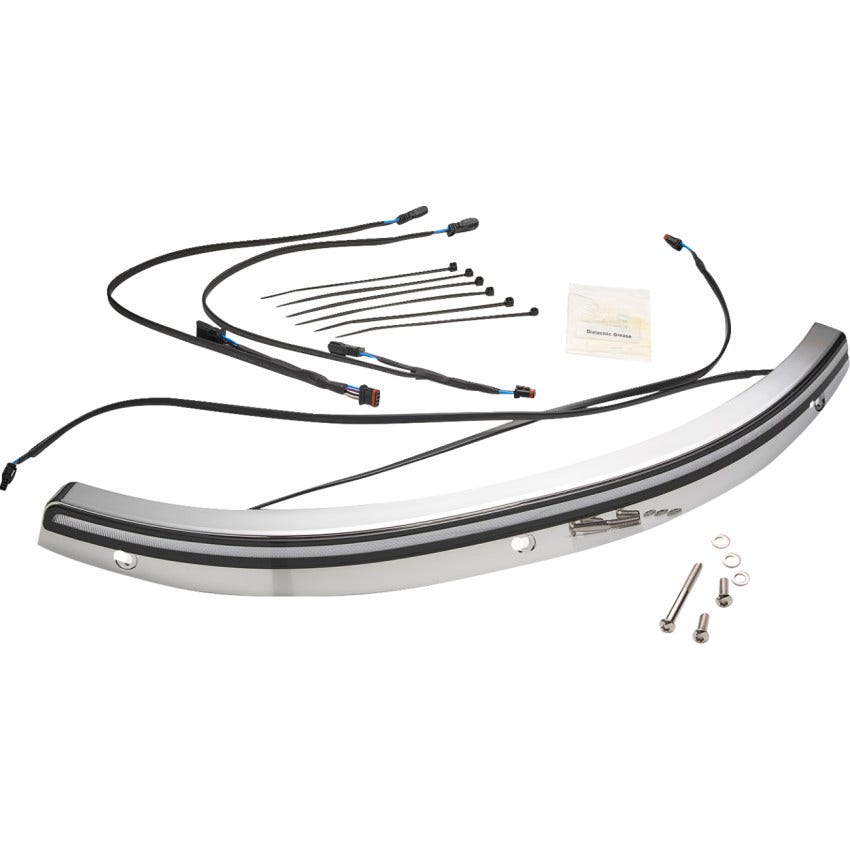 Ciro Solaire LED Windshield Trim for Harley 14-24 Touring Models
