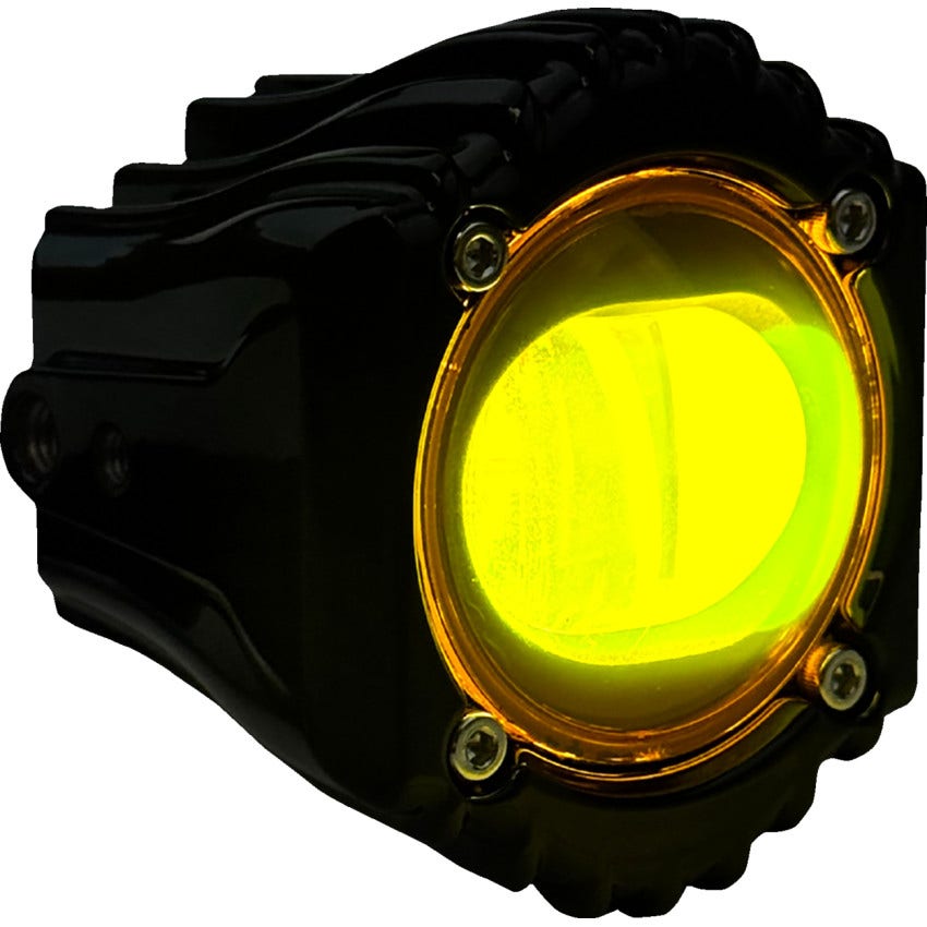 Custom Dynamics SD-OR-Y Shark Demon High Performance LED Yellow Fog Light Kit
