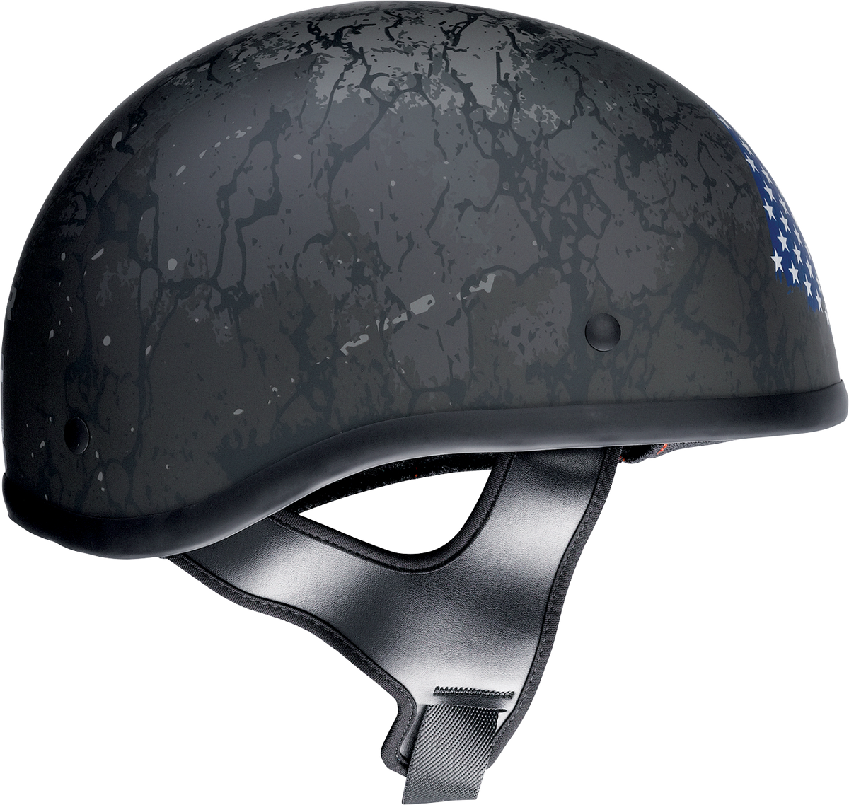Z1R CC Beanie Justice Helmet - Black/Red/White/Blue