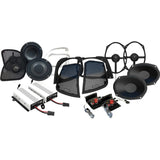Wild Boar Audio 800-Watt Amp/Speaker Kit W/Cut In Lid Adapter 4 Harley