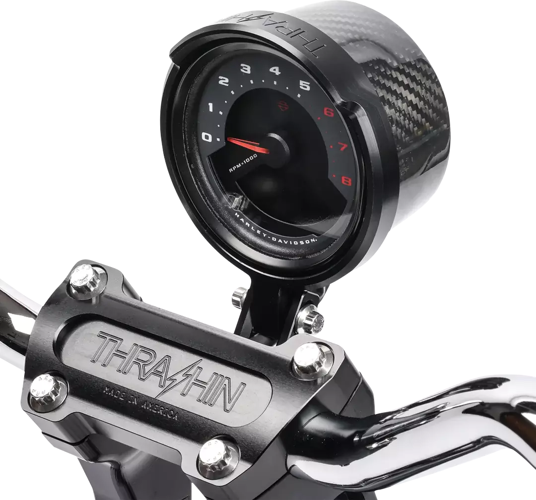 Thrashin Supply Co. Softail Gauge Relocation Kit for 2020-2025 Harley-Davidson Softail