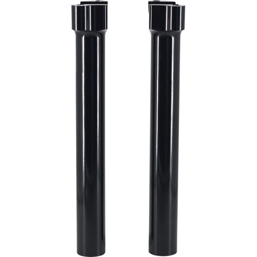 Chubby Billet 9.5" Straight Gloss Black Riser Set 4 Harley