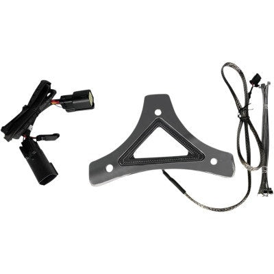 Custom Dynamics Dual Intensity Run/Brake LED Backrest Chrome Harley FLH/T 14-20