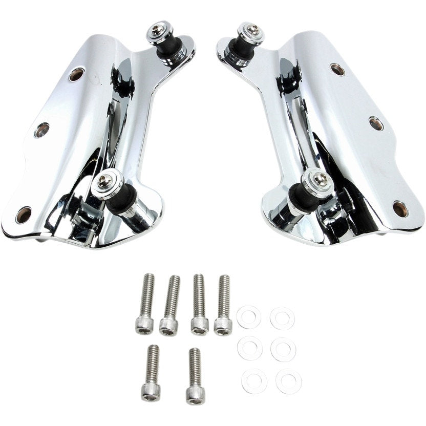 Arlen Ness 60-174 Chrome Tour Pack Tour Pak Docking Hardware Kit Harley 09-13
