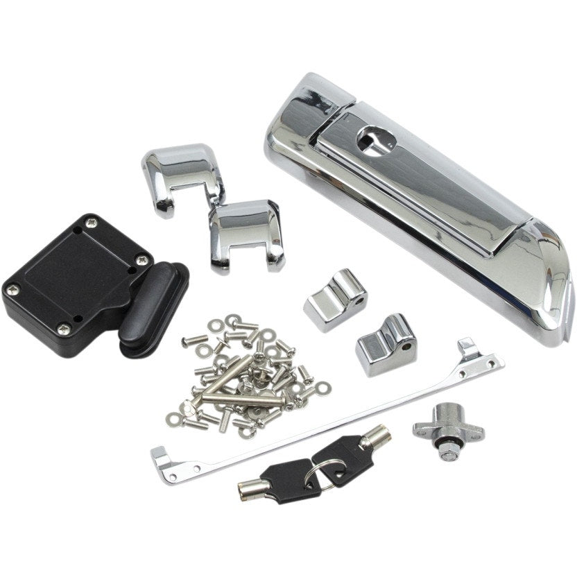Arlen Ness 60-176 Chrome Tour Pack Tour Pak Tether Latch Hardware Kit Harley 14-19