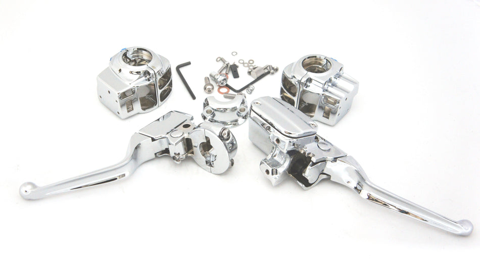 Bikers Choice Chrome Handlebar Controls Harley Ultra Radio Cruise Touring 08-13