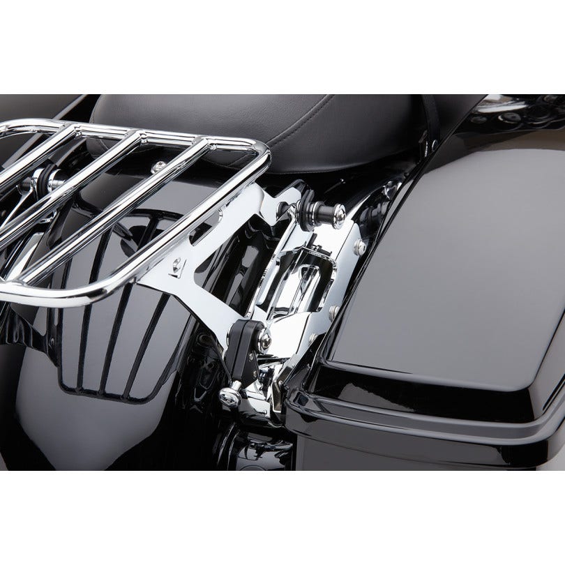 Cobra Chrome Quick Detachable 4 Point Docking Hardware Kit 09-13 Harley FLH/T