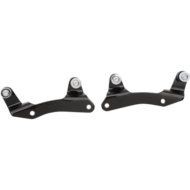 Cobra USA Black Quick Detachable 4 Point Docking Hardware Kit 14-Up Harley FLH/T