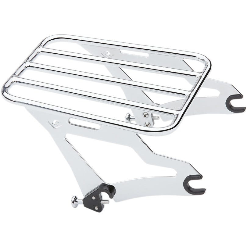 Cobra USA Chrome Quick Detachable Luggage Rack Harley Touring FLH/T 09-19