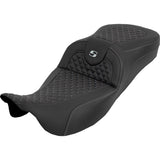 Saddlemen Dragon Stitch Road Sofa w/o Backrest 08-25 Harley Touring