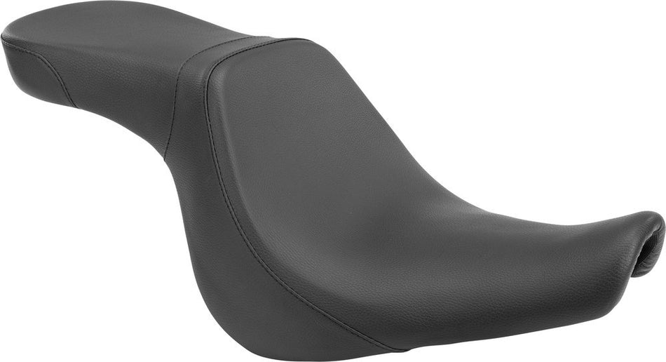 Danny Gray Lowist 2-Up Seat Vinyl Smooth Stitch Harley Softail 07-17