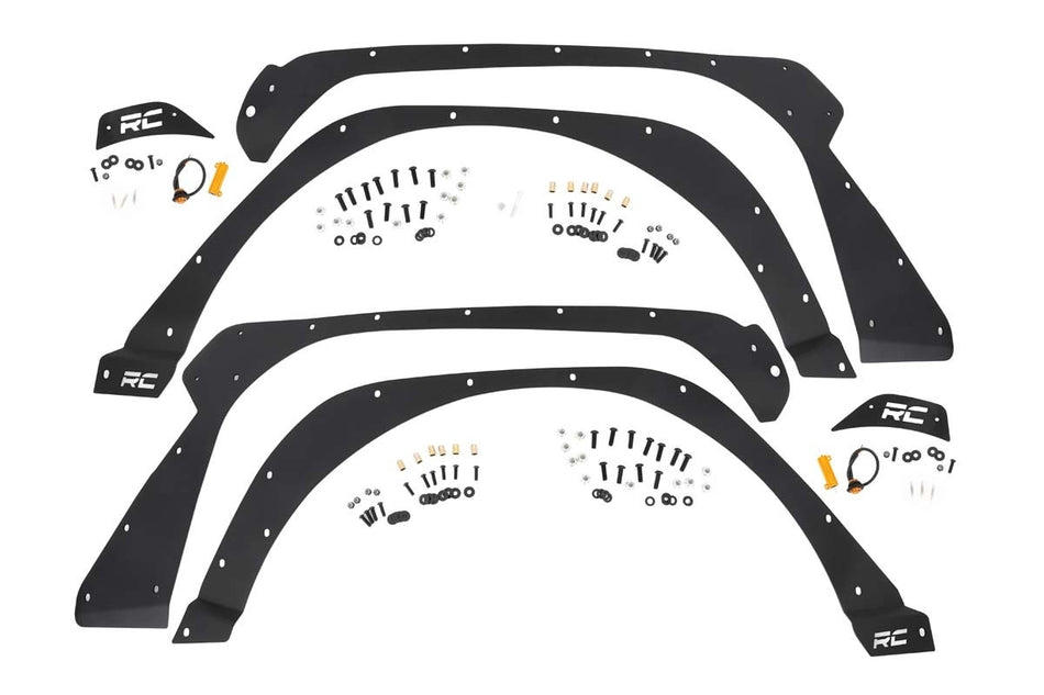 Rough Country 10539 Steel Bolt-On Fender Delete Kit for 2018-Up Jeep Wrangler JL