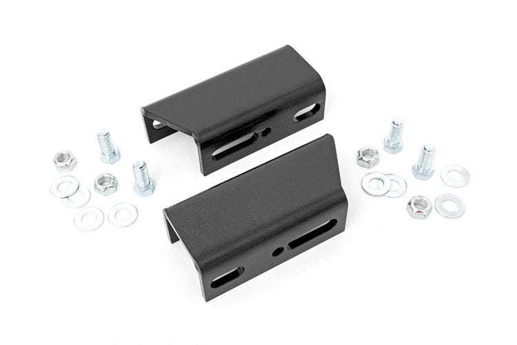 Rough Country 1073 Front Sway Bar Drop Bracket Kit for Lifted Jeep Cherokee XJ
