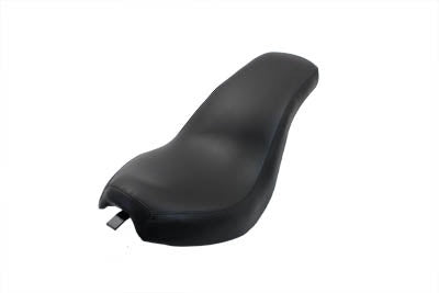 V-Twin 47-0776 Black Naugahyde Cobra Saddle Seat Harley Softail FXST FLST 06-17