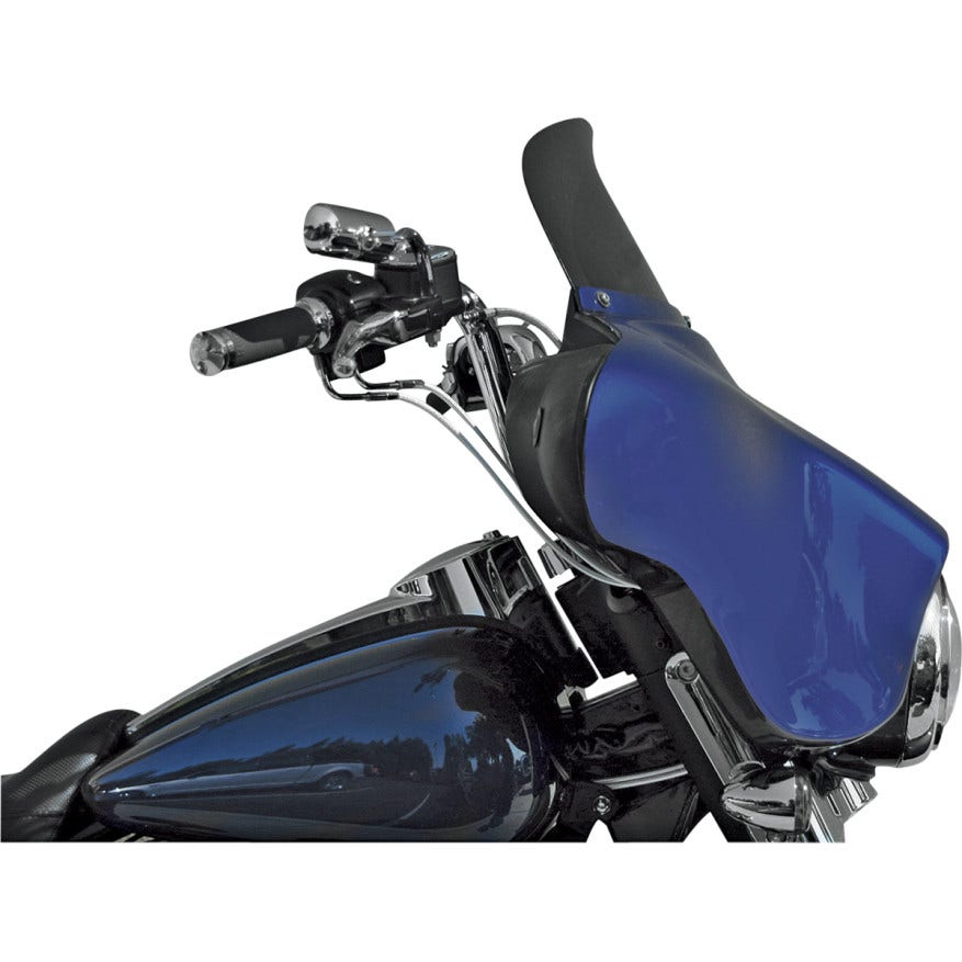Wind Vest 8" Dark Smoke Flip Design Windshield for Harley Batwing FLH/T 96-13