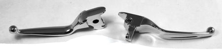 Custom Chrome Smooth Chrome Hand Blade Levers for Harley Touring 14-15 617716
