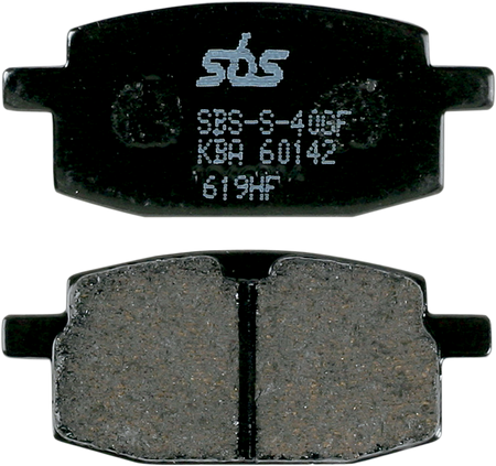 SBS 619HF Street Ceramic Organic Front Brake Pads