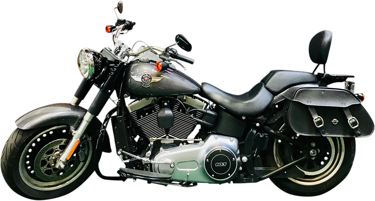 UltraCool SMS-1 Side Mount Oil Cooler Kit with Fan for 1985-2017 Harley-Davidson Softail