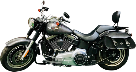 UltraCool SMS-1 Side Mount Oil Cooler Kit with Fan for 1985-2017 Harley-Davidson Softail