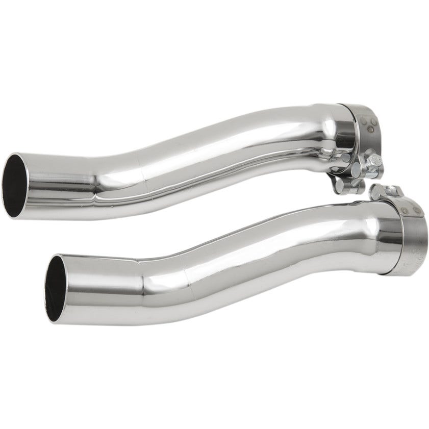 Cobra 6201T Chrome Tri-Glide Head Pipe Header Adapters Harley Trike 09-16