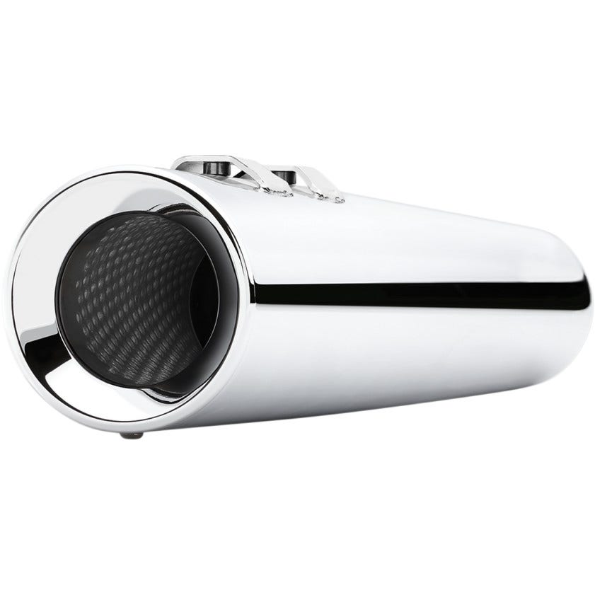 Cobra 6215 Chrome Power Flo 4.5" Slip On Mufflers Harley Touring FLH/T 95-16