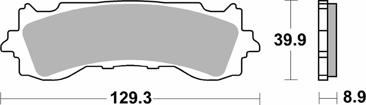 SBS Street Excel Sintered Brake Pads for Select 1977-2026 Honda Models