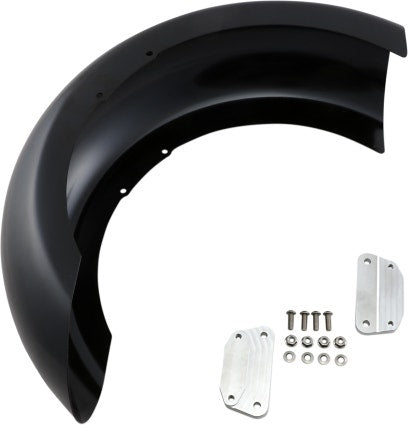 Klock Werks Slicer Hugger Series Front Fender w/ Mounting Blocks 18-19 Softail