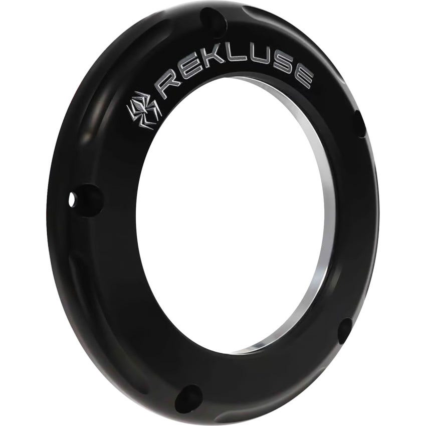 Rekluse RMS-0515027 Clear Derby Cover - Black/Anodized - Harley Davidson M8