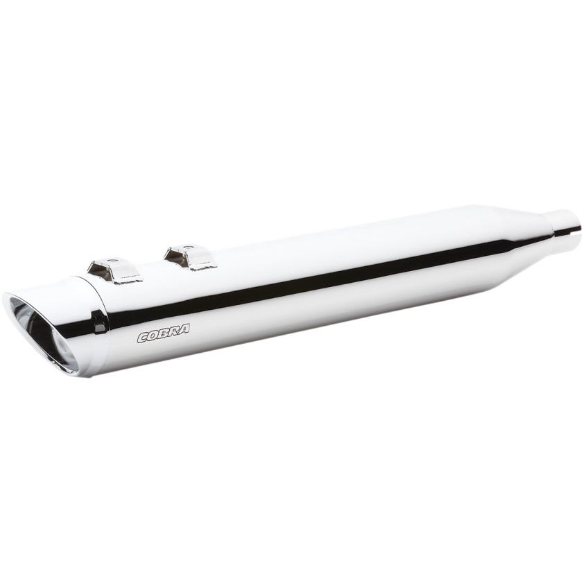 Cobra 6301 Tri Glider Chrome 3.75" Slip On Mufflers for Harley Tri Glide Trike