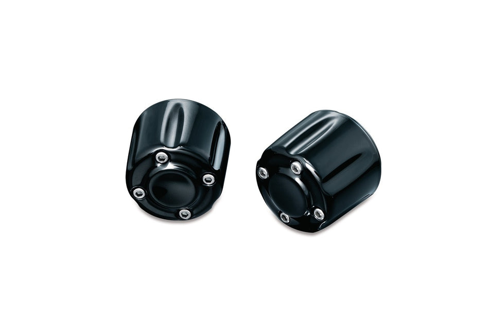 Kuryakyn 6339 Gloss Black Hand Grip End Weights Harley Metric Goldwing