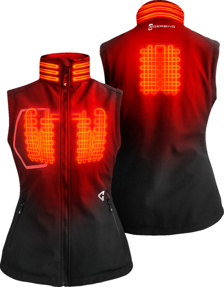 Gerbing Heated Clothing Womens 7V Torrid Softshell Heated Vest 2.0