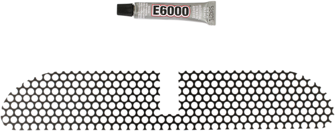 Klock Werks Fairing Vent Screen - Black / Round - FLHT/FLHX