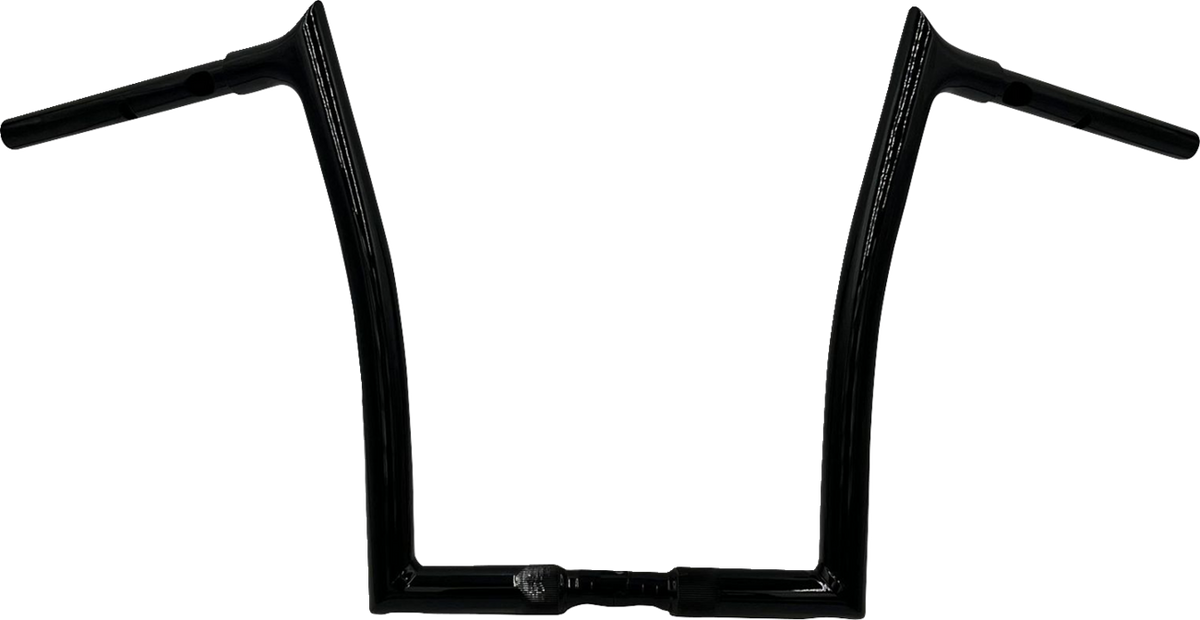FBI Fat Baggers 1-1/4" EZ Pointed Top Handlebars for FLTR '23-'26 - Black / 14"
