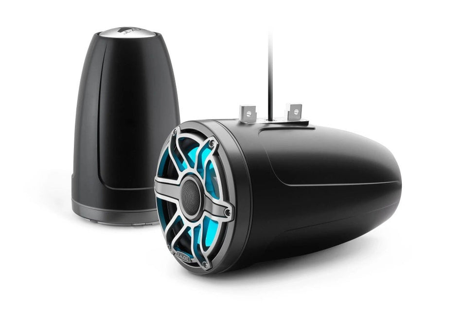 JL Audio 8.8-Inch Enclosed Tower Coaxial System W/Transflective LED, Satin Black Sport Grille