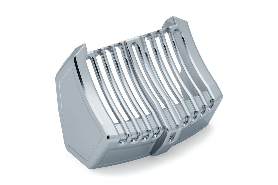 Kuryakyn 6417 Chrome Precision Oil Cooler Accent Cover Harley Milwaukee M8 17-19