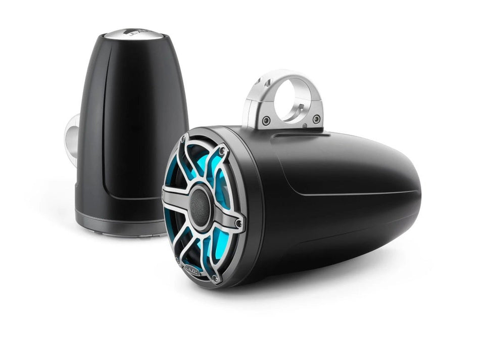 JL Audio 8.8-Inch Enclosed Tower Coaxial System W/Transflective LED, Satin Black Sport Grille