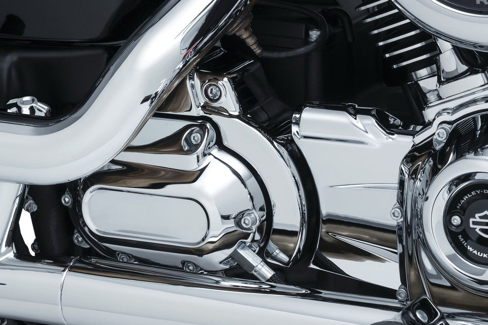 Kuryakyn Chrome Precision Transmission Shroud Cover Harley M8 Softail 18-19