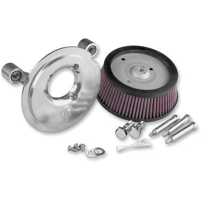 Arlen Ness Stage 1 Big Sucker Air Cleaner 93-99 Harley Carb Evo Big Twin - Natural