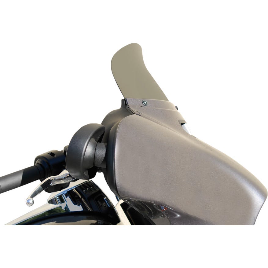 Wind Vest 7" Dark Smoke Flip Design Windshield for Harley Batwing FLH/T 14-23