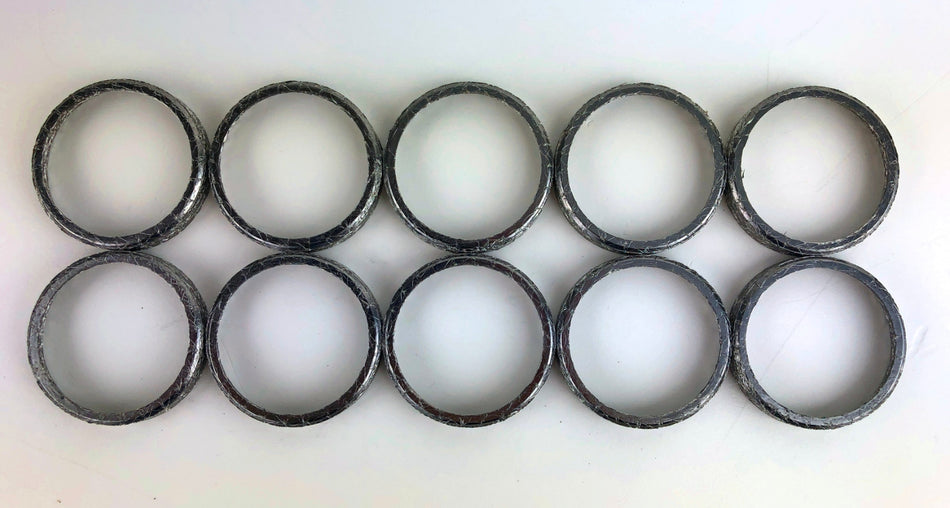 Lot of 10 Exhaust Tapered Crush Gaskets Seals Harley Twin Cam EVO XL 65324-83A