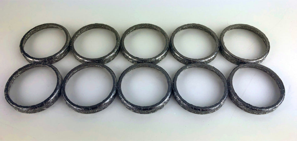 Lot of 10 Exhaust Tapered Crush Gaskets Seals Harley Twin Cam EVO XL 65324-83A