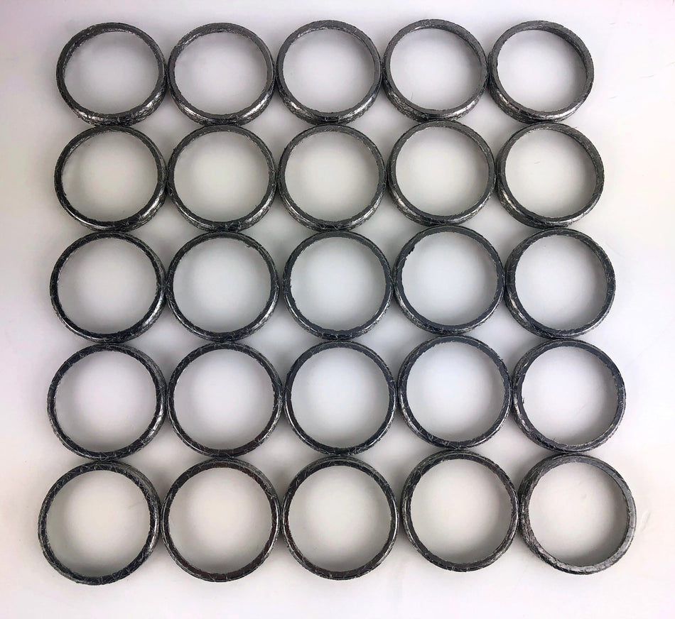 Lot of 25 Tapered Exhaust Crush Gaskets Seals Harley Twin Cam Evo XL 65324-83A