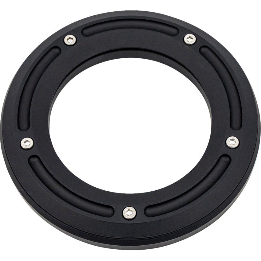 Trask Matte Black Assault Derby Cover for Harley 1999-2018 Big Twin Models