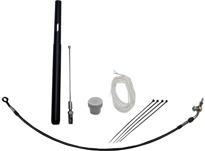 FBI EZ Install 16" Black Handlebar Install Kit 4 Harley 21-24 Road Glide Cable